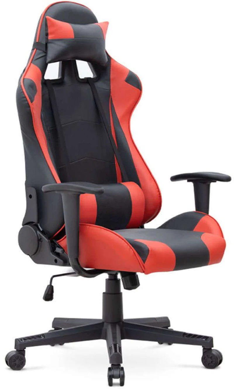 Καρέκλα Γραφείου Alonso 0223120 67x70x125/135cm Black-Red