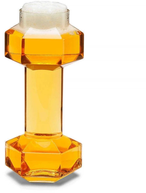 Ποτήρι Μπύρας Dumbbell 89606 600ml Clear The Source Γυαλί