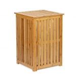 Καλάθι Απλύτων AH-BA70152 40x40x48cm Natural Andrea House Ύφασμα,Bamboo