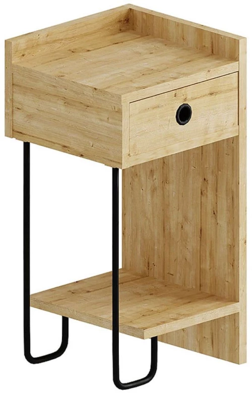 Κομοδίνο Sirius Δεξί 0214338 32x30x61cm Natural
