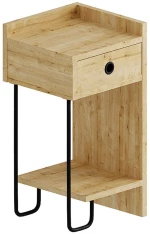 Κομοδίνο Sirius Δεξί 0214338 32x30x61cm Natural