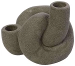 Κηροπήγιο Κεραμικό 2 Θέσεων KLA339K4 11x11cm Olive Espiel Κεραμικό
