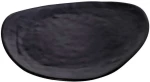 Πιάτο Τρίγωνο Wavy Matte MLB3203K24-6 33x33x2cm Black Espiel Μελαμίνη