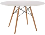 Τραπέζι Minimal HM8454.01 White Μέταλλο,Πολυπροπυλένιο