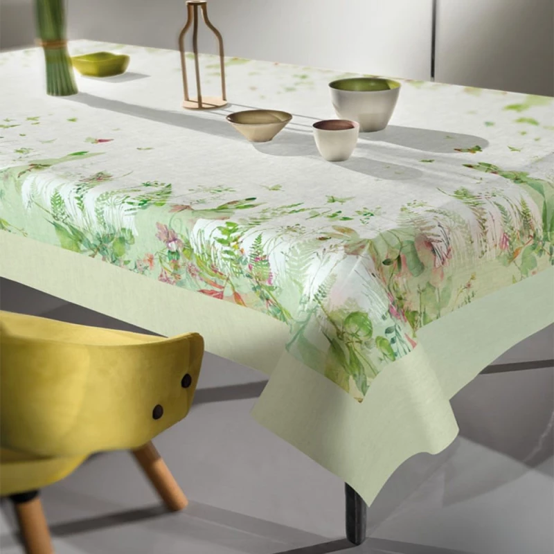 Τραπεζομάντηλο Easter 12 Green Saint Clair 145Χ220 Πολυέστερ