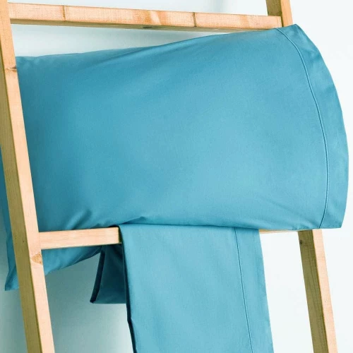 Σεντόνι Synthesis-516 Petrol Vesta Home Μονό 170x270cm 100% Βαμβακερό Περκάλι