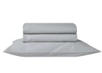Σεντόνι Essential 22 Light Grey Kentia Μονό 160x270cm 100% Πενιέ Βαμβάκι
