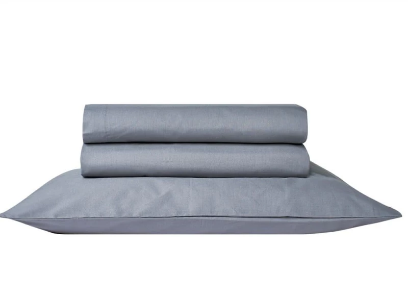 Σεντόνι Essential 24 Grey Kentia Μονό 160x270cm 100% Πενιέ Βαμβάκι