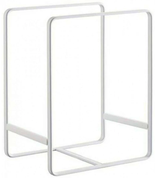 Πιατοθήκη LBTYMZK2268 11,5x16x20cm White Yamazaki Ατσάλι,Σιλικόνη