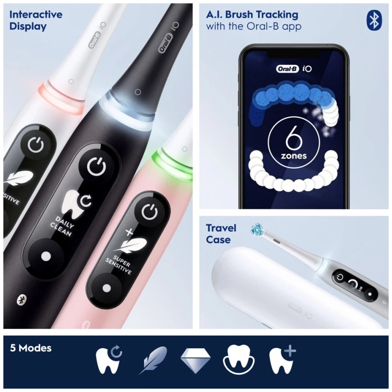 Oral-B - iO6S Black Lava / Health and Personal Care