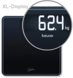Beurer - GS 400 Bathroom Scale Glass ( Black ) - 5 Year warranty / Home and Kitchen