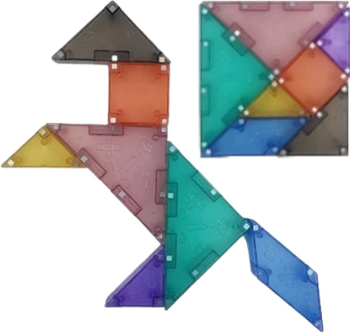 Μαγνητικό παιχνίδι tangram