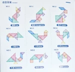 Μαγνητικό παιχνίδι tangram