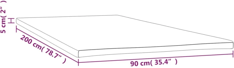 ΑΝΩΣΤΡΩΜΑ 90X200X5 ΕΚ. 347907