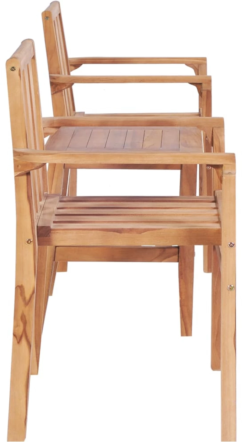 ΣΕΤ ΕΠΙΠΛΩΝ BISTRO 3 ΤΕΜΑΧΙΩΝ ΑΠΟ ΜΑΣΙΦ ΞΥΛΟ TEAK 44736
