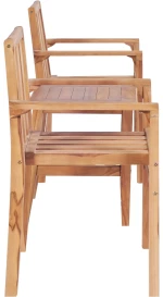 ΣΕΤ ΕΠΙΠΛΩΝ BISTRO 3 ΤΕΜΑΧΙΩΝ ΑΠΟ ΜΑΣΙΦ ΞΥΛΟ TEAK 44736