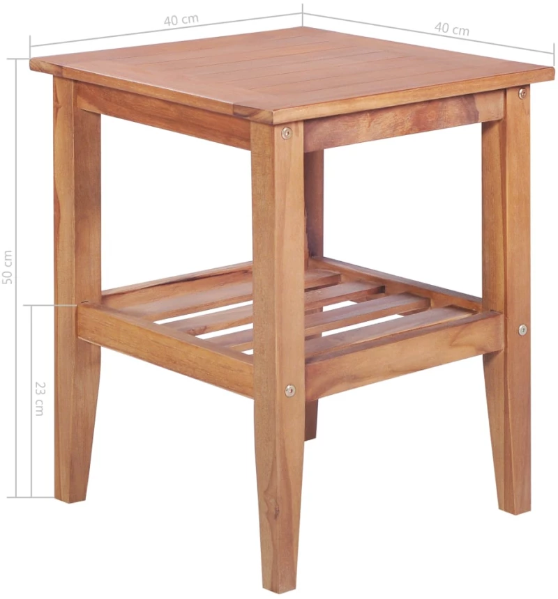 ΣΕΤ ΕΠΙΠΛΩΝ BISTRO 3 ΤΕΜΑΧΙΩΝ ΑΠΟ ΜΑΣΙΦ ΞΥΛΟ TEAK 44736