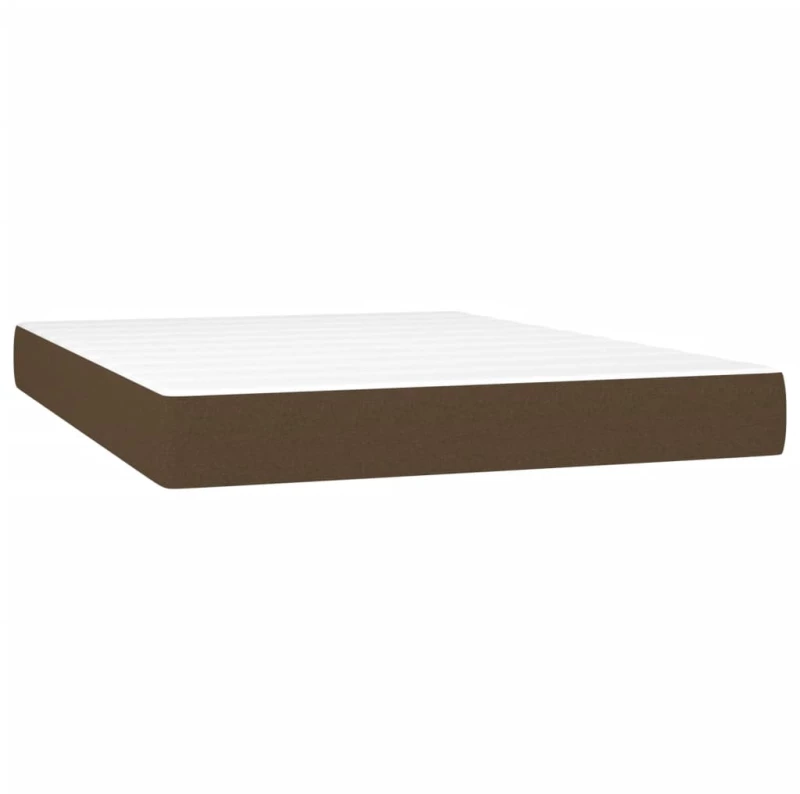 ΚΡΕΒΑΤΙ BOXSPRING ΜΕ ΣΤΡΩΜΑ & LED ΣΚ.ΚΑΦΕ 140X200 ΕΚ ΥΦΑΣΜΑΤΙΝΟ 3135360