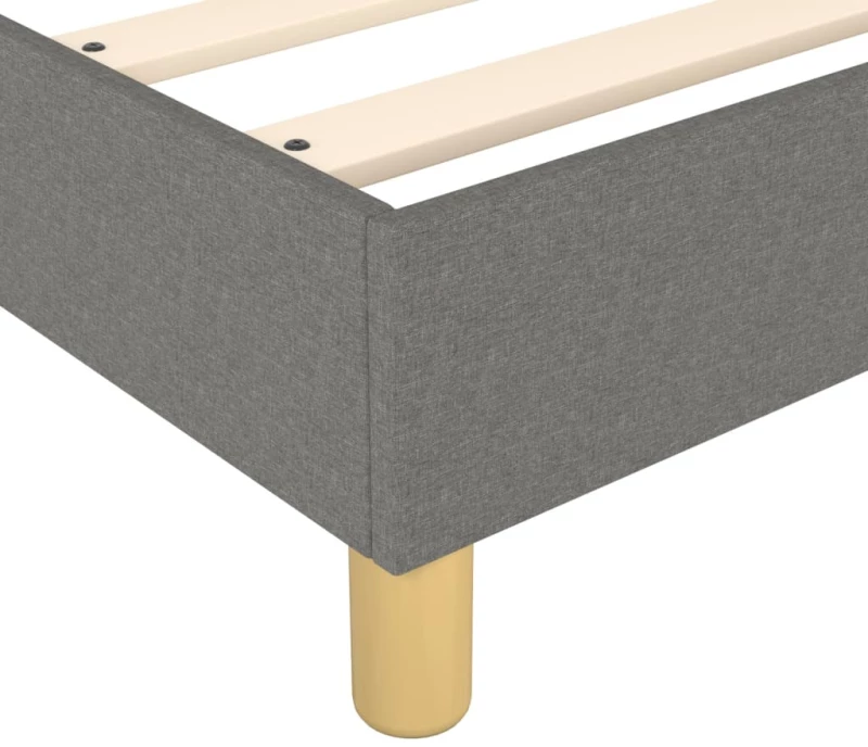 ΚΡΕΒΑΤΙ BOXSPRING ΜΕ ΣΤΡΩΜΑ ΣΚΟΥΡΟ ΓΚΡΙ 180X200 ΕΚ ΥΦΑΣΜΑΤΙΝ 3144539