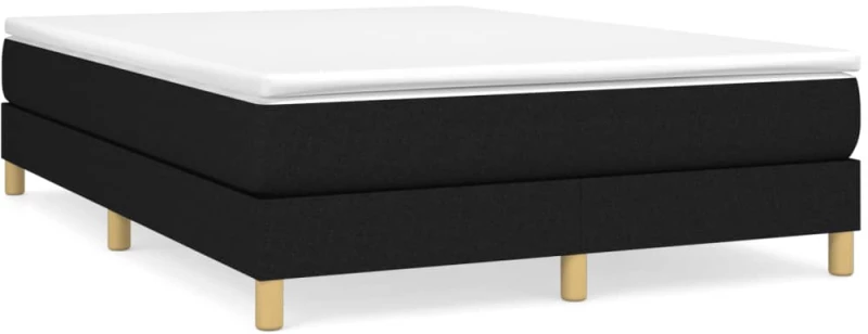ΚΡΕΒΑΤΙ BOXSPRING ΜΕ ΣΤΡΩΜΑ ΜΑΥΡΟ 140X200 ΕΚ. ΥΦΑΣΜΑΤΙΝΟ 3144177