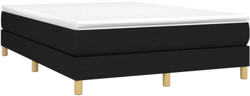 ΚΡΕΒΑΤΙ BOXSPRING ΜΕ ΣΤΡΩΜΑ ΜΑΥΡΟ 140X200 ΕΚ. ΥΦΑΣΜΑΤΙΝΟ 3144177