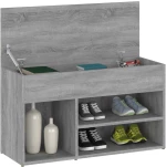 ΠΑΠΟΥΤΣΟΘΗΚΗ ΓΚΡΙ SONOMA 80X30X45 ΕΚ. ΑΠΟ ΕΠΕΞΕΡΓΑΣΜΕΝΟ ΞΥΛΟ 816054