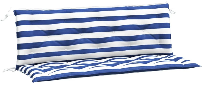 ΜΑΞΙΛΑΡΙΑ ΠΑΓΚΟΥ 2 ΤΕΜ. ΜΠΛΕ & ΛΕΥΚΟ ΡΙΓΕ 150X50X7ΕΚ ΥΦΑΣΜΑΤΙΝΑ 361709