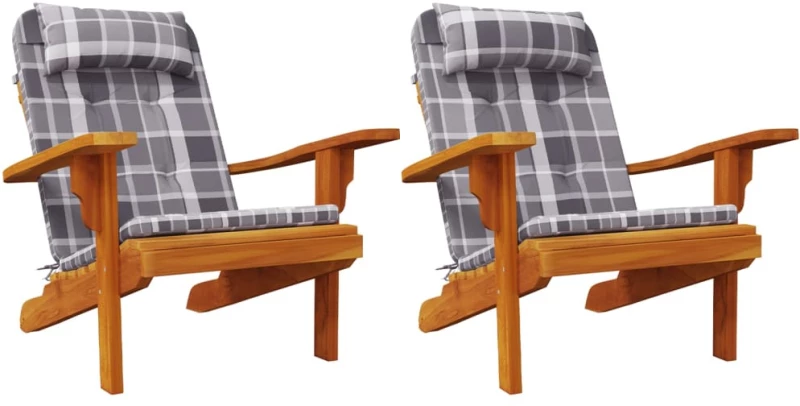 ΜΑΞΙΛΑΡΙΑ ΚΑΡΕΚΛΑΣ ADIRONDACK 2 ΤΕΜ. ΓΚΡΙ ΚΑΡΟ ΎΦΑΣΜΑ OXFORD 361844