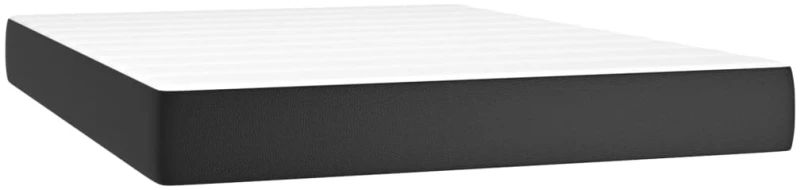 ΚΡΕΒΑΤΙ BOXSPRING ΜΕ ΣΤΡΩΜΑ & LED ΜΑΥΡΟ 140X190 ΕΚ. ΣΥΝΘ. ΔΕΡΜΑ 3139319