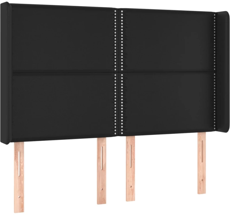 ΚΡΕΒΑΤΙ BOXSPRING ΜΕ ΣΤΡΩΜΑ & LED ΜΑΥΡΟ 140X190 ΕΚ. ΣΥΝΘ. ΔΕΡΜΑ 3139319