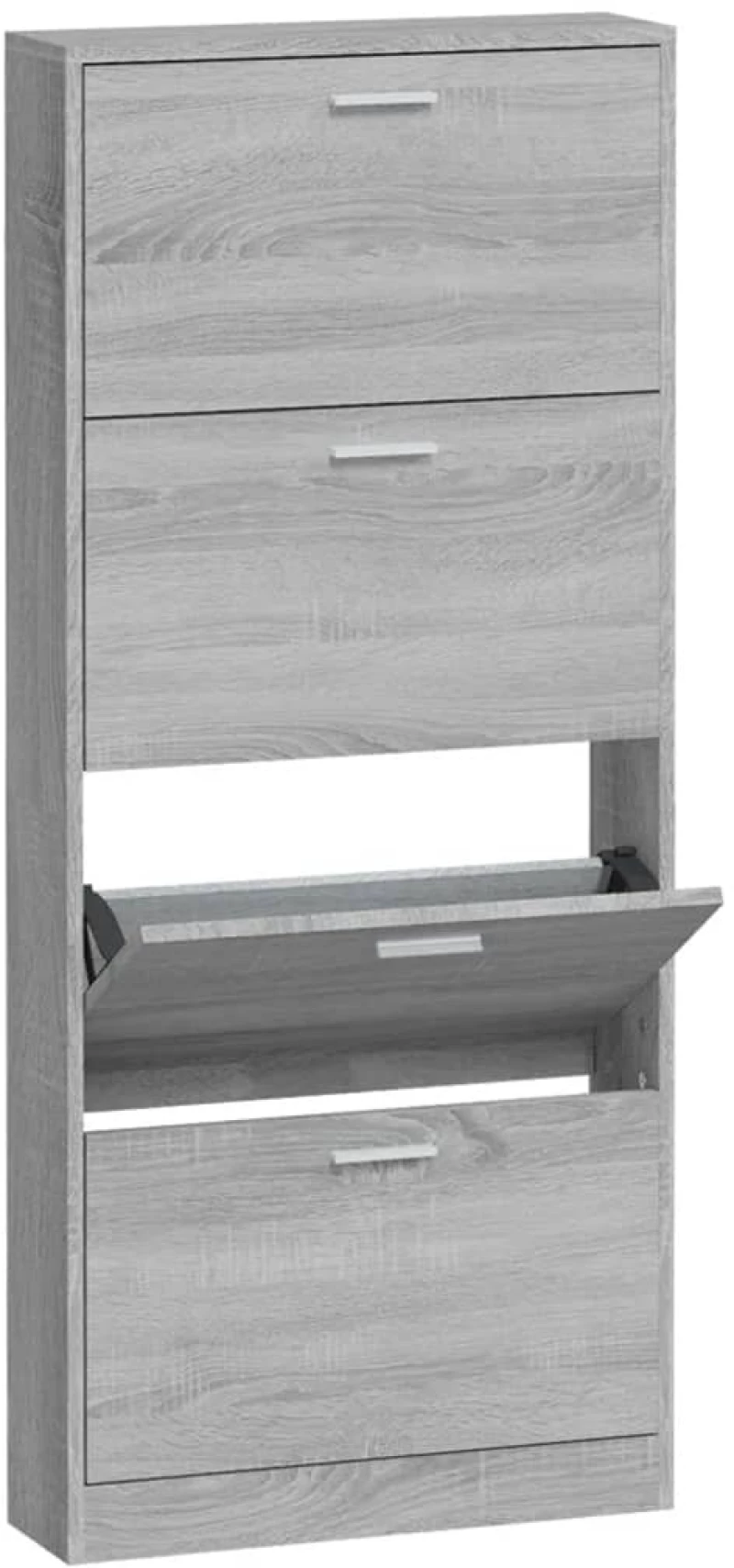 ΠΑΠΟΥΤΣΟΘΗΚΗ ΓΚΡΙ SONOMA 59X17X150 ΕΚ. ΑΠΟ ΕΠΕΞΕΡΓΑΣΜΕΝΟ ΞΥΛΟ 342524