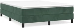 ΚΡΕΒΑΤΙ BOXSPRING ΜΕ ΣΤΡΩΜΑ ΣΚΟΥΡΟ ΠΡΑΣΙΝΟ 140X190ΕΚ. ΒΕΛΟΥΔΙΝΟ 3144330