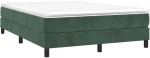 ΚΡΕΒΑΤΙ BOXSPRING ΜΕ ΣΤΡΩΜΑ ΣΚΟΥΡΟ ΠΡΑΣΙΝΟ 140X190ΕΚ. ΒΕΛΟΥΔΙΝΟ 3144330