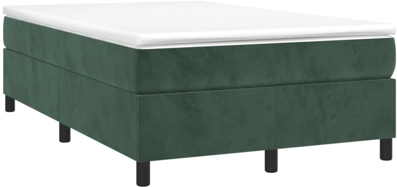 ΚΡΕΒΑΤΙ BOXSPRING ΜΕ ΣΤΡΩΜΑ ΣΚΟΥΡΟ ΠΡΑΣΙΝΟ 120X200ΕΚ. ΒΕΛΟΥΔΙΝΟ 3144672