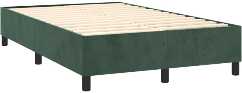 ΚΡΕΒΑΤΙ BOXSPRING ΜΕ ΣΤΡΩΜΑ ΣΚΟΥΡΟ ΠΡΑΣΙΝΟ 120X200ΕΚ. ΒΕΛΟΥΔΙΝΟ 3144672