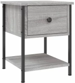 ΚΟΜΟΔΙΝΑ 2 ΤΕΜ. ΓΚΡΙ SONOMA 34X35,5X45 ΕΚ. ΕΠΕΞΕΡΓΑΣΜΕΝΟ ΞΥΛΟ 825860
