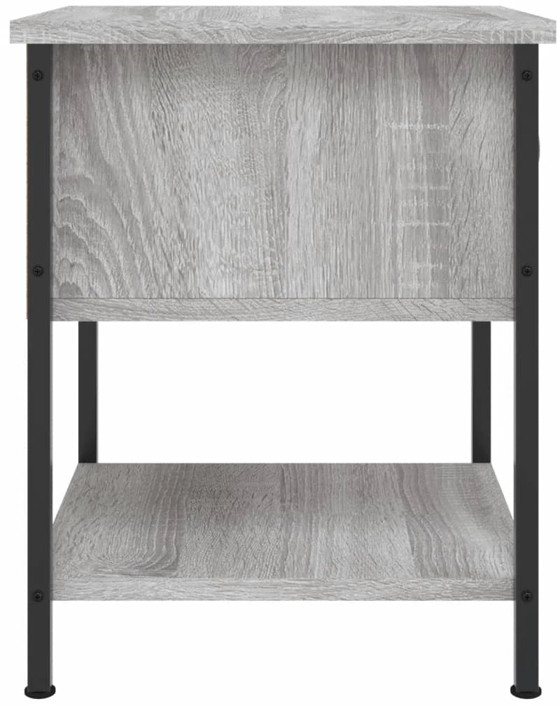 ΚΟΜΟΔΙΝΑ 2 ΤΕΜ. ΓΚΡΙ SONOMA 34X35,5X45 ΕΚ. ΕΠΕΞΕΡΓΑΣΜΕΝΟ ΞΥΛΟ 825860