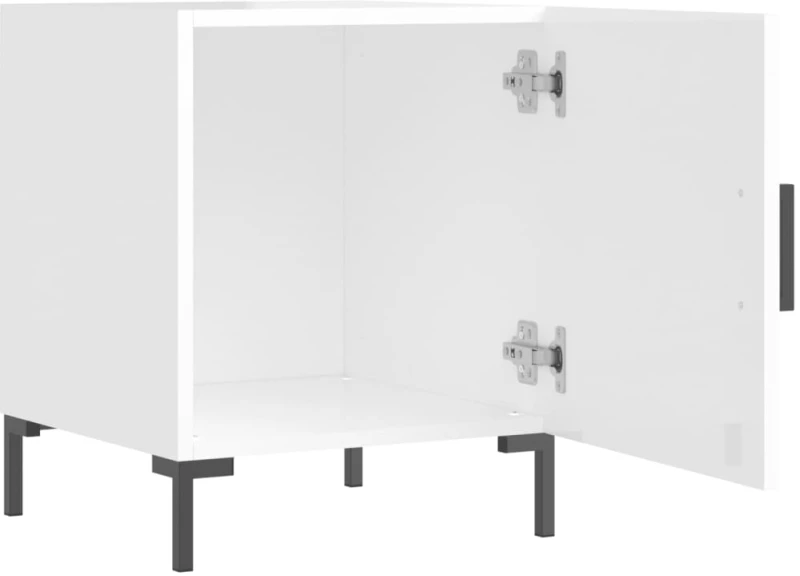 ΚΟΜΟΔΙΝΑ 2 ΤΕΜ. ΓΥΑΛ. ΛΕΥΚΟ 40 X 40 X 50 ΕΚ. ΑΠΟ ΕΠΕΞΕΡΓ. ΞΥΛΟ 827569