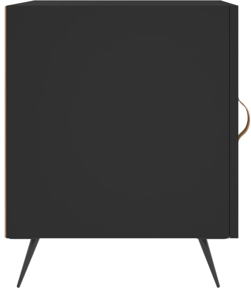 ΚΟΜΟΔΙΝΑ 2 ΤΕΜ. ΜΑΥΡΑ 40 X 40 X 50 ΕΚ. ΑΠΟ ΕΠΕΞΕΡΓΑΣΜΕΝΟ ΞΥΛΟ 827503