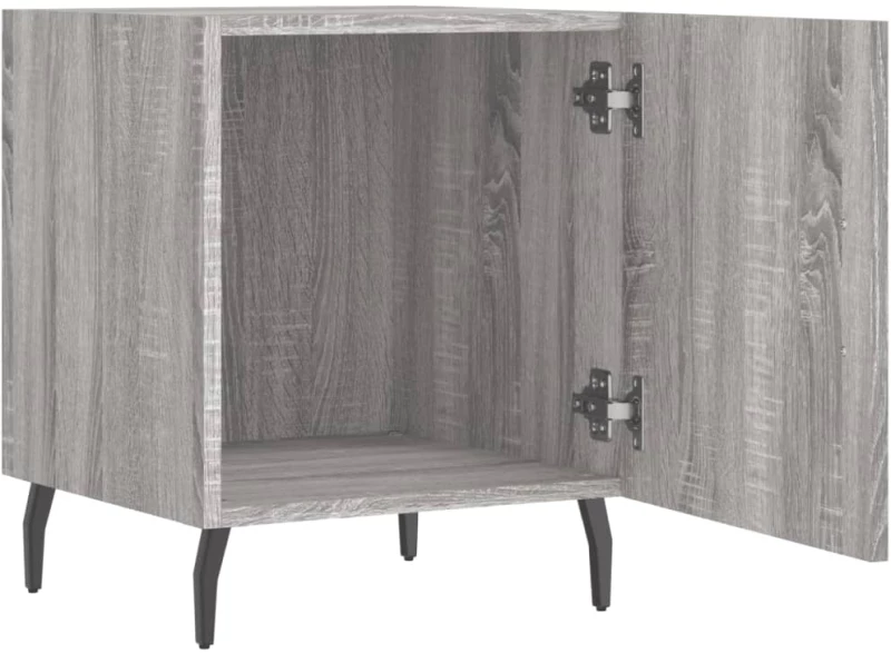 ΚΟΜΟΔΙΝΑ 2 ΤΕΜ. ΓΚΡΙ SONOMA 40X40X50 ΕΚ. ΑΠΟ ΕΠΕΞΕΡΓΑΣΜΕΝΟ ΞΥΛΟ 827609