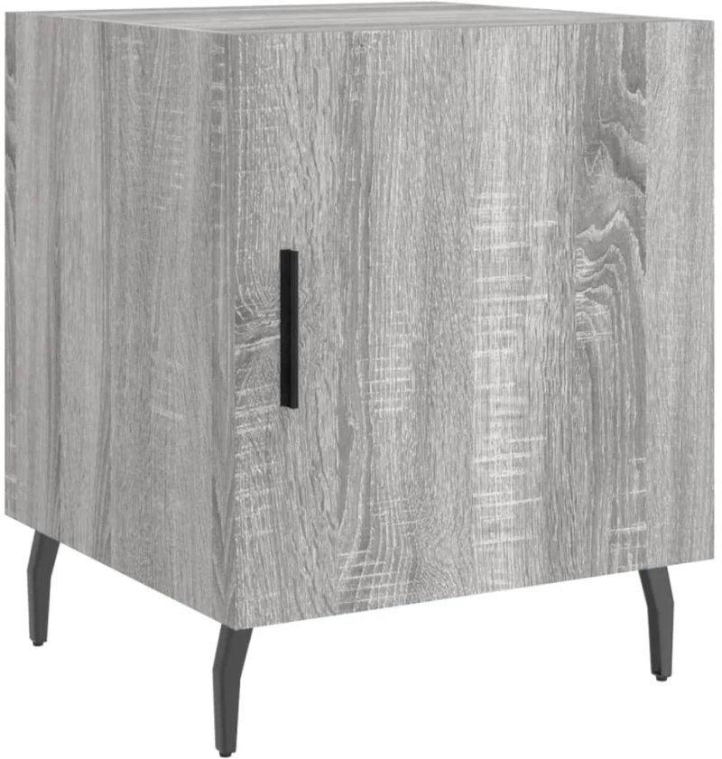 ΚΟΜΟΔΙΝΑ 2 ΤΕΜ. ΓΚΡΙ SONOMA 40X40X50 ΕΚ. ΑΠΟ ΕΠΕΞΕΡΓΑΣΜΕΝΟ ΞΥΛΟ 827609