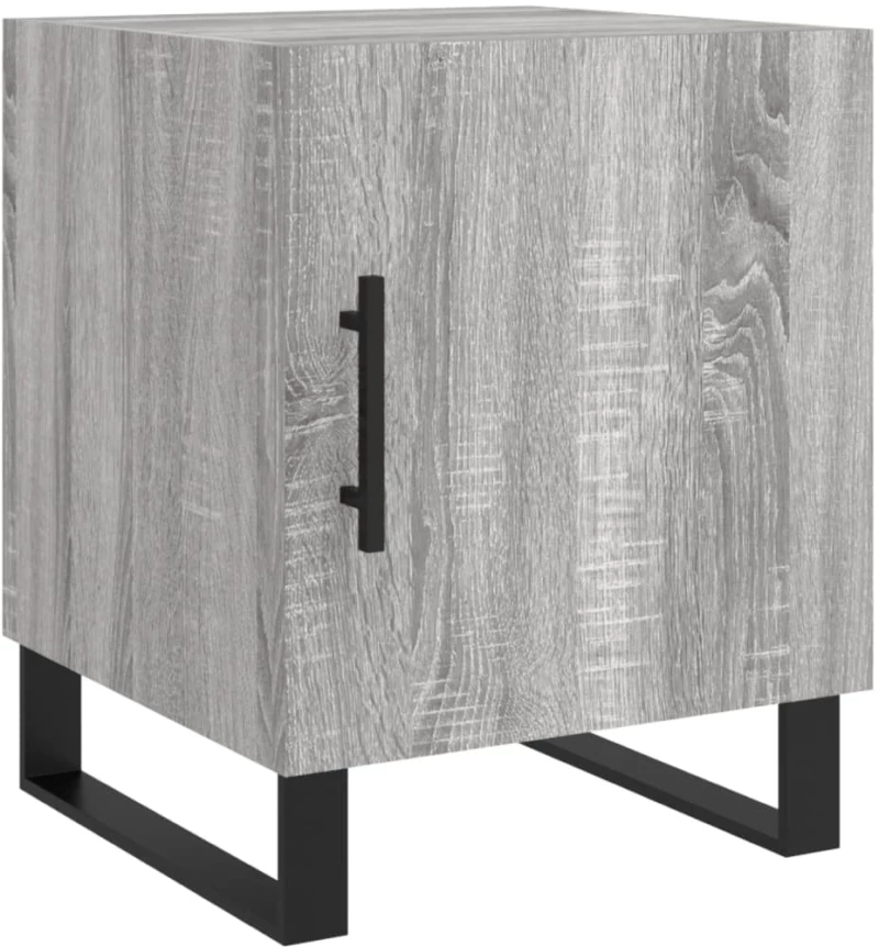ΚΟΜΟΔΙΝΑ 2 ΤΕΜ. ΓΚΡΙ SONOMA 40X40X50 ΕΚ. ΑΠΟ ΕΠΕΞΕΡΓΑΣΜΕΝΟ ΞΥΛΟ 827625