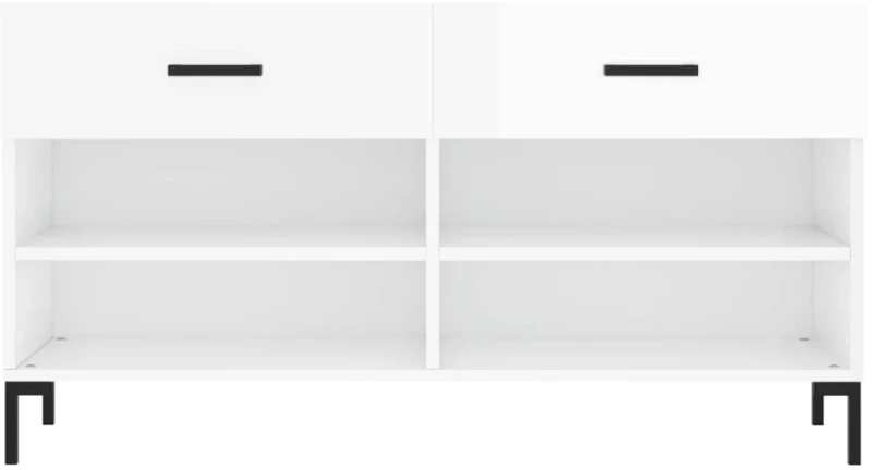 ΠΑΠΟΥΤΣΟΘΗΚΗ ΓΥΑΛΙΣΤΕΡΟ ΛΕΥΚΟ 102X35X55 ΕΚ. ΕΠΕΞΕΡΓΑΣΜΕΝΟ ΞΥΛΟ 829742