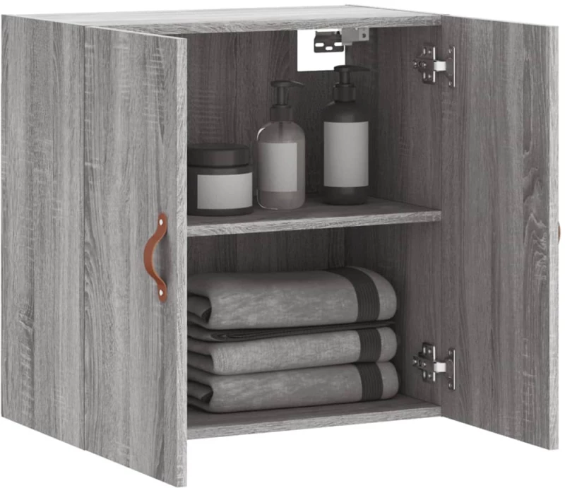 ΝΤΟΥΛΑΠΙ ΤΟΙΧΟΥ ΓΚΡΙ SONOMA 60X31X60 ΕΚ. ΑΠΟ ΕΠΕΞΕΡΓΑΣΜΕΝΟ ΞΥΛΟ 829946
