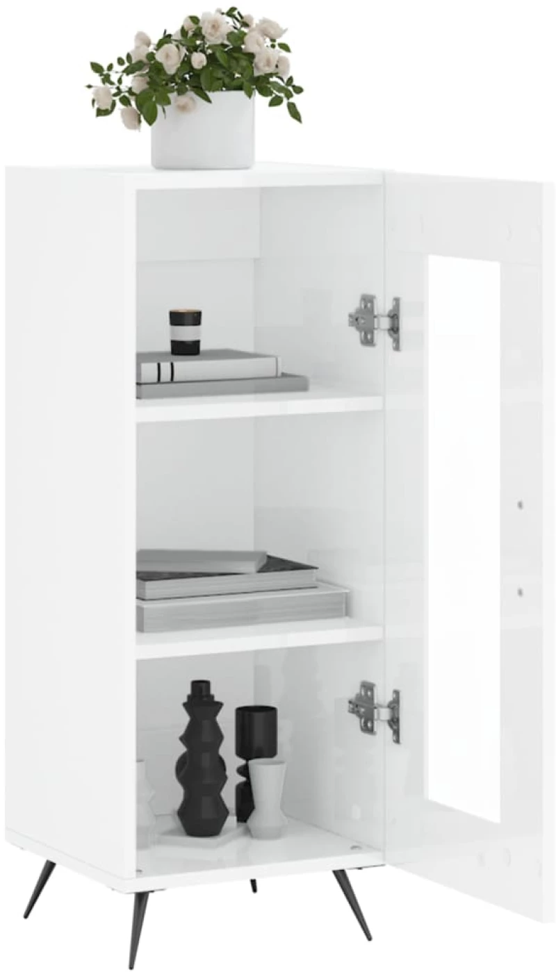ΝΤΟΥΛΑΠΙ ΓΥΑΛΙΣΤΕΡΟ ΛΕΥΚΟ 34,5X34X90 ΕΚ. ΕΠΕΞΕΡΓΑΣΜΕΝΟ ΞΥΛΟ 828766