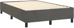 ΚΡΕΒΑΤΙ BOXSPRING ΜΕ ΣΤΡΩΜΑ & LED ΣΚ. ΓΚΡΙ 120X200ΕΚ. ΒΕΛΟΥΔΙΝΟ 3136354