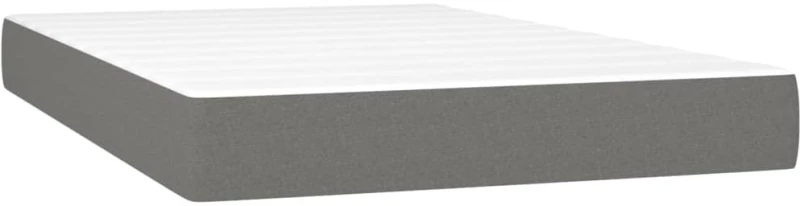 ΚΡΕΒΑΤΙ BOXSPRING ΜΕ ΣΤΡΩΜΑ & LED ΣΚ.ΓΚΡΙ 120X200 ΕΚ ΥΦΑΣΜΑΤΙΝΟ 3135262