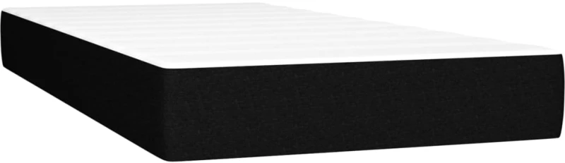 ΚΡΕΒΑΤΙ BOXSPRING ΜΕ ΣΤΡΩΜΑ & LED ΜΑΥΡΟ 90X190 ΕΚ. ΥΦΑΣΜΑΤΙΝΟ 3138839