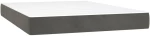 ΚΡΕΒΑΤΙ BOXSPRING ΜΕ ΣΤΡΩΜΑ ΣΚΟΥΡΟ ΓΚΡΙ 140X200 ΕΚ. ΒΕΛΟΥΔΙΝΟ 3143086