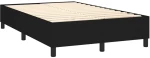 ΚΡΕΒΑΤΙ BOXSPRING ΜΕ ΣΤΡΩΜΑ & LED ΜΑΥΡΟ 120X200 ΕΚ. ΥΦΑΣΜΑΤΙΝΟ 3134703